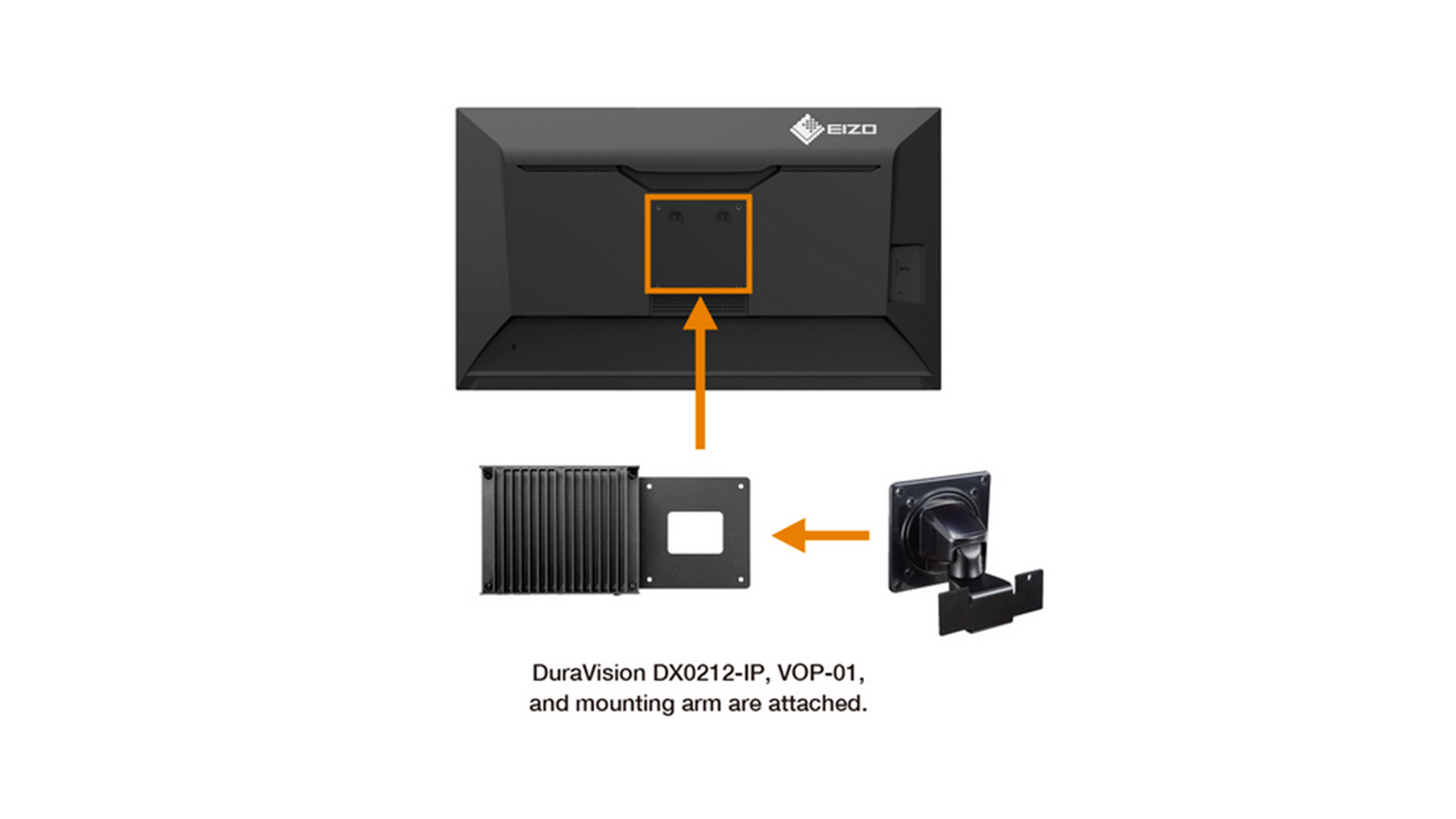Eizo VESAMP100 attacco vesa per monitor flexscan, colorade RadiForce DX0212-IP