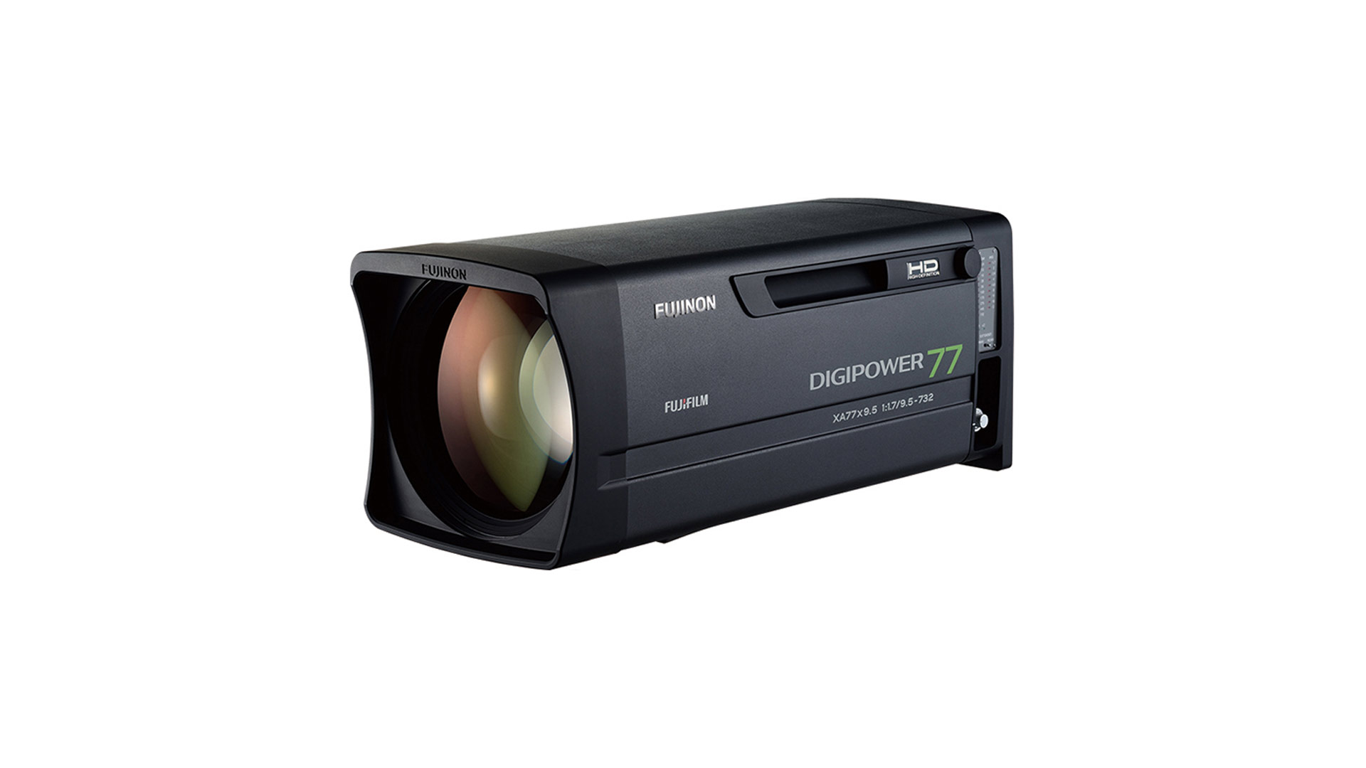 Ottica Fujinon XA77x9.5BESM-S35 box 2/3" HD EFP 9.5-732mm extender 2x zoom con stabilizzatore incorporato - Attacco B4
