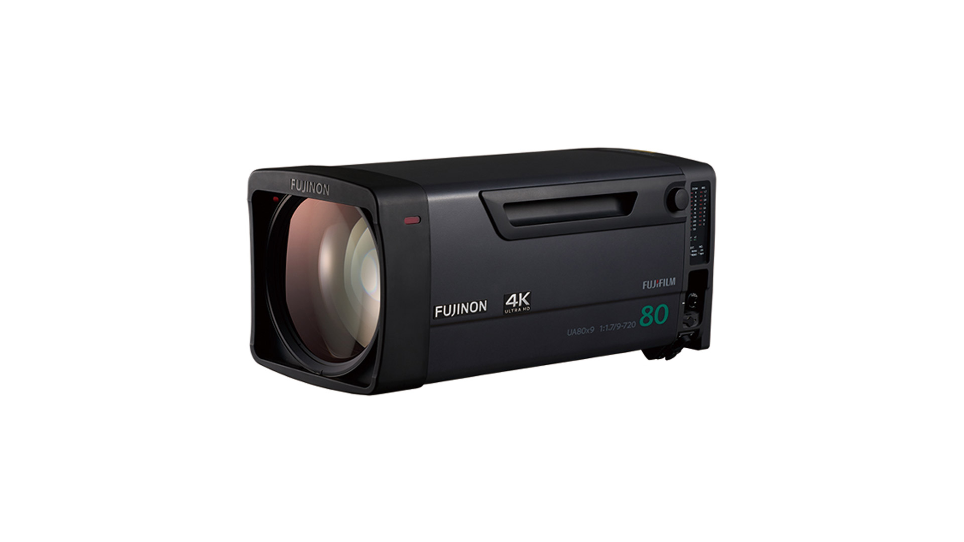 Ottica Fujinon UA80x9BESM-S35E box 2/3" 4K EFP 9-720mm ARIA estensore 1.2x stabilizzatore incorporato - Attacco B4
