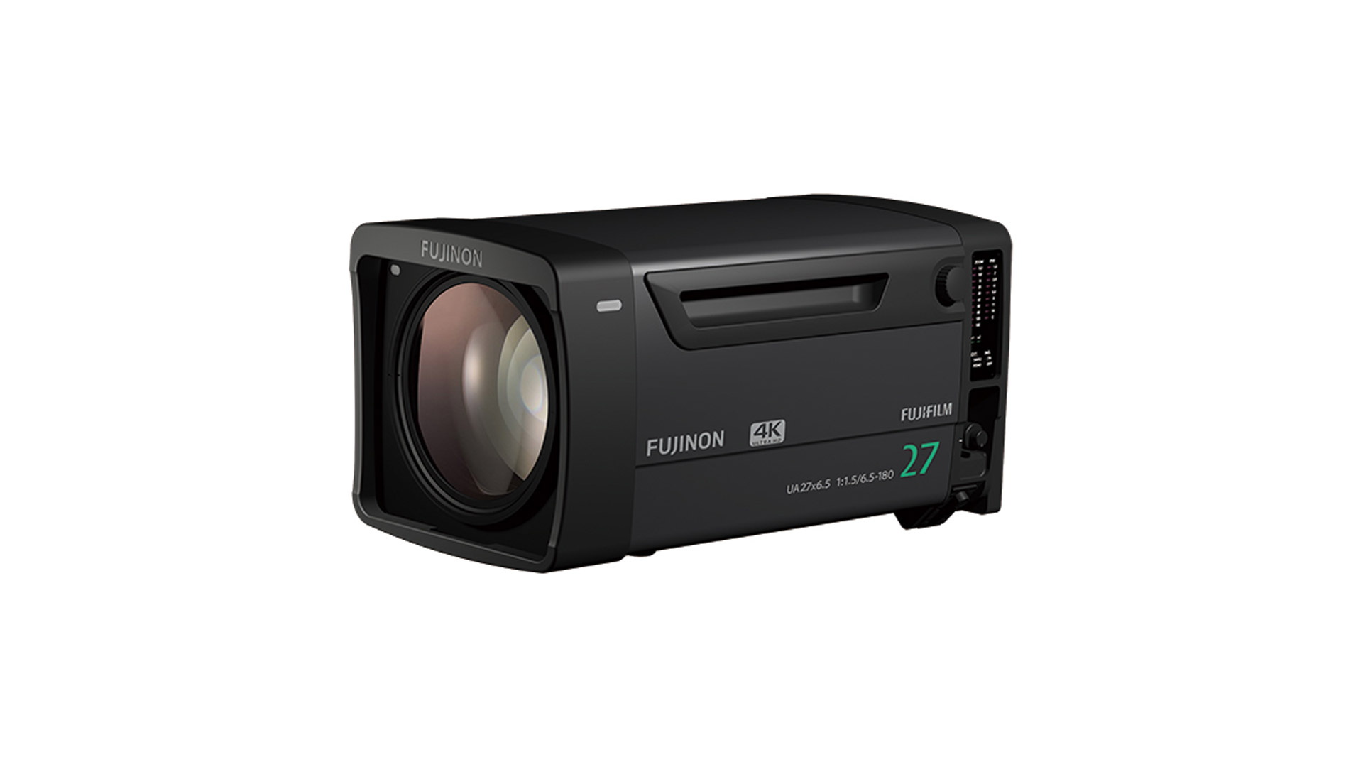 Ottica Fujinon UA27x6.5BESM-E45 studio box 2/3" 4K 6.5-180mm ARIA estensore 2x - Attacco B4
