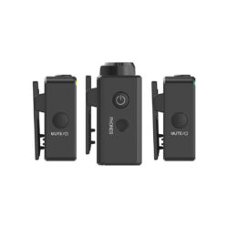 HL-LARK-150-DUO-B Hollyland LARK 150 Duo sistema microfonico wireless con 2 trasmettitori e ricevitore Nero