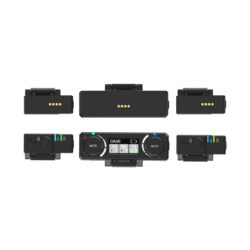 HL-LARK-150-DUO-B Hollyland LARK 150 Duo sistema microfonico wireless con 2 trasmettitori e ricevitore Nero