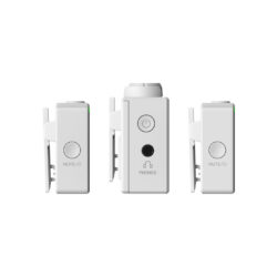 HL-LARK-150-DUO-W_Hollyland-LARK-150 Duo-sistema-microfonico wireless con 2 trasmettitori ricevitore Bianco