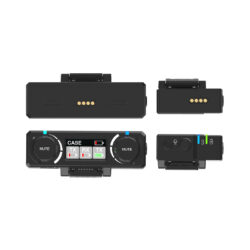 HL-LARK-150-SOLO-B Hollyland LARK 150 Solo sistema microfonico wireless con singolo trasmettitore e ricevitore Nero