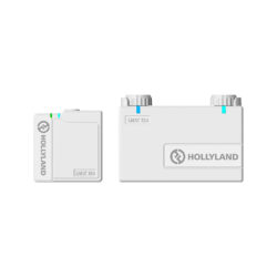 HL-LARK-150-SOLO-W_Hollyland_Hollyland LARK 150 Solo sistema microfonico wireless con singolo trasmettitore e ricevitore Bianco