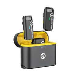 Hollyland Lark M1 Duo sistema microfonico wireless con 2 trasmettitori e ricevitore
