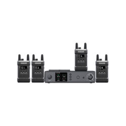 HL-MARS-T1000_Hollyland_Sistema intercom wireless full duplex Hollyland Mars T1000 con 1 stazione base e 4 trasmettitori con doppia cuffia