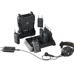 HL-SOLIDCOM-M1-8B_Hollyland_Sistema intercom wireless full duplex Hollyland Solidcom M1 con stazione base e 8 trasmettitori con cuffie