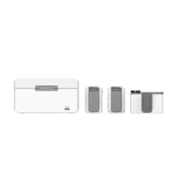 Hollyland Lark Max Duo sistema microfono wireless e ricevitore - bianco