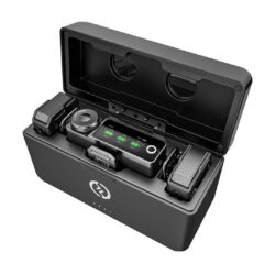 LARK-MAX-Duo_Hollyland_Hollyland Lark Max Duo sistema microfonico wireless con 2 trasmettitori e ricevitore - nero
