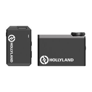 Hollyland Lark Max Mono sistema microfonico wireless con trasmettitore e ricevitore - nero