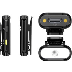 hollyland_Hollyland Lark C1 Solo ricevitore e microfono trasmettitore wireless per iPhone - Nero