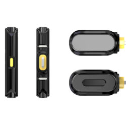 hollyland_Hollyland Lark C1 Solo ricevitore e microfono trasmettitore wireless per iPhone - Nero