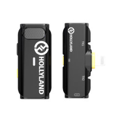 Hollyland Lark C1 Solo ricevitore e microfono trasmettitore wireless per iPhone - Nero
