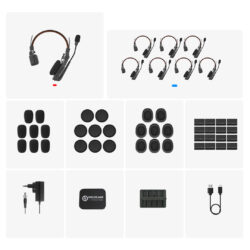 SOLIDCOMC1PRO-8S_HOLLYLAND_Hollyland Solidcom C1 Pro 8S sistema intercom wireless full duplex ENC con 8 cuffie