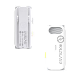 Hollyland Lark C1 duo sistema microfonico wireless con 2 trasmettitori e ricevitore - bianco