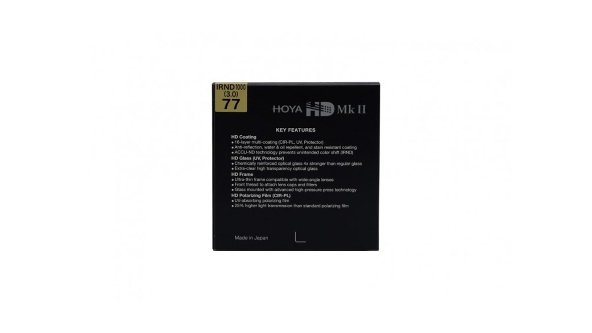 Filtro ND Hoya HD Mk II IRND1000 67 mm