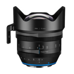 Irix Cine 11mm T4.3 con montura Sony E - objetivo con escala métrica en metros