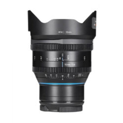 Irix Cine 15mm T2.6 con attacco Canon RF - obiettivo con scala metrica in metri