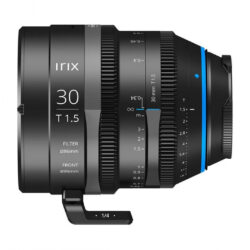 Irix Cine 30mm T1.5 con attacco Canon RF - obiettivo con scala metrica in metri