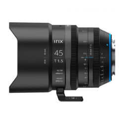 Irix Cine 45mm T1.5 con attacco Canon RF - obiettivo con scala metrica in metri