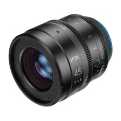 Irix Cine 45mm T1.5 con attacco Canon RF - obiettivo con scala metrica in metri