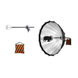Sistema di messa a fuoco Jinbei Zoom per Deep Reflective Softbox 90 e 120