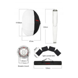 Softbox Quick Ball Jinbei con diametro 100cm ad apertura rapida