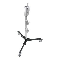 Stativo da studio con ruote Lowboy Junior Roller Kupo 370M a 2 alzate con 3 sezioni