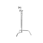 CL-20MK_KUPO_Kupo CL-20MK C-stand con fustone, cipolla e gamba di livellamento - Argento