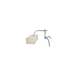 CL-20MK_KUPO_Kupo CL-20MK Trípode tipo C-stand con tambor, cebolla y pata niveladora - Plata