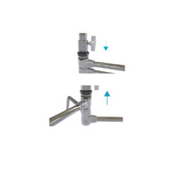 CT-20MK_Kupo_C-stand Kupo CT-20MK a 2 alzate e 3 sezioni con grip head