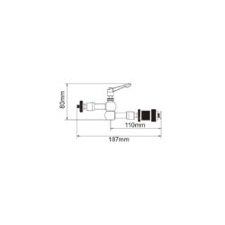 KCP-103_Kupo_Braccetto frizionato 12 cm Kupo KCP-103 con attacco Hot Shoe rimovibile