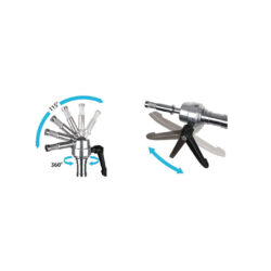KCP-246_Kupo_Braccio Kupo KCP-246 con perno 5/8" e foro 1/4"-20 per C-stand