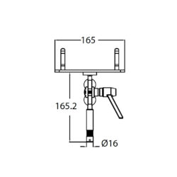 KCP-413_Kupo_Supporto Kupo KCP-413 con morsetti e perno 5/8" per lampade Kino Flo