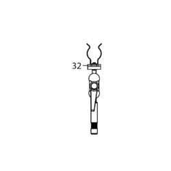 KCP-413_Kupo_Supporto Kupo KCP-413 con morsetti e perno 5/8" per lampade Kino Flo