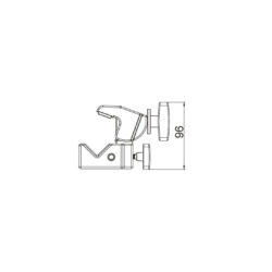 KCP-701_Kupo_Super Convi clamp dentellato Kupo KCP-701