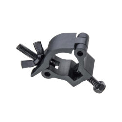 Gancio aliscaff con vite 1/4"-20 Kupo KCP-811B per tubi 23-25.4mm - Nero