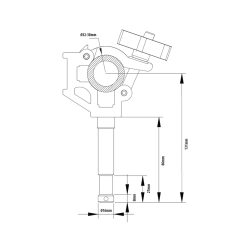 KUPO KCP-866 Nugget Coupler da 16 mm Argento 2