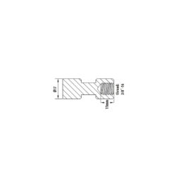 KS-013FS_KUPO_Spigot Kupo KS-013FS con filettatura femmina 3/8"