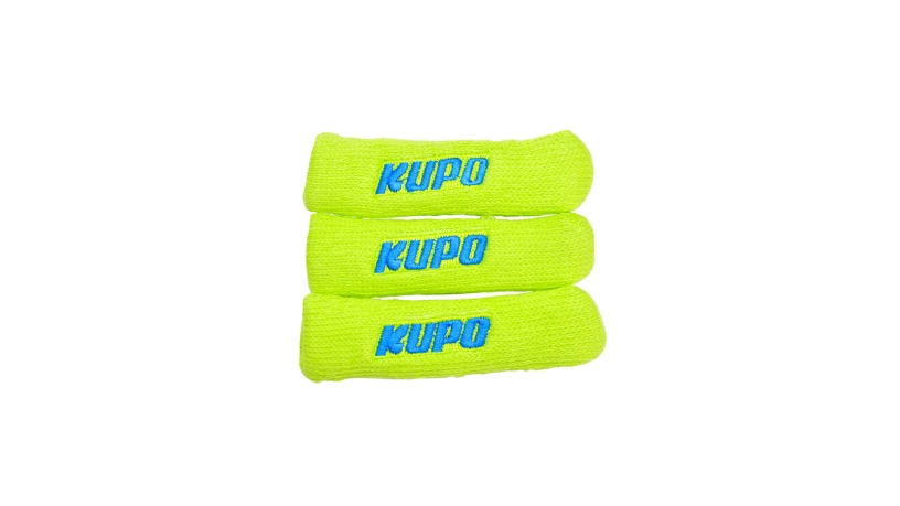 KS-0412G_KUPO_Calzini per stativi - colore giallo (Kit da 3 pz)