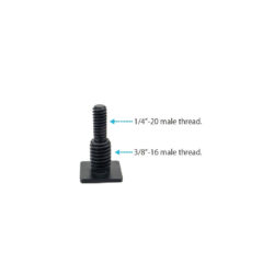 KS-041_KUPO_Adattatore Kupo KS-041 hot shoe 3/8" con vite filettata 3/8" e 1/4"