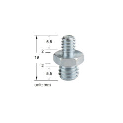 KS-054_KUPO_Adattatore Kupo KS-054 con doppia vite maschio 3/8" e 1/4"
