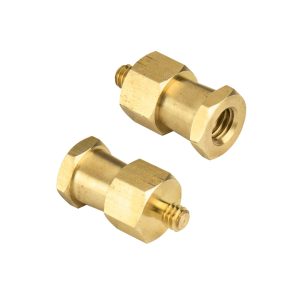 KS-130_KUPO_Adattatore esagonale Kupo KS-130 con filettatura 3/8" femmina e vite 3/8" maschio