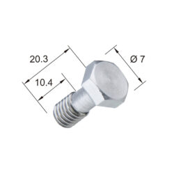 KS-208_KUPO_Vite 3/8" Kupo KS-208 con testa esagonale