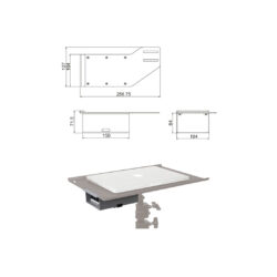 KS-302_KUPO_Supporto per disco rigido Kupo KS-302 per Tethermate