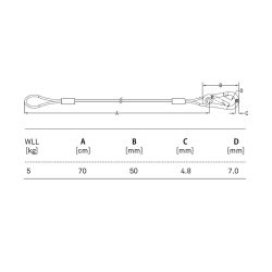 Kupo SW 02 Filo Di Sicurezza Per Luci, Rig E Attrezzature