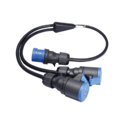 Splitter a Y Kupo YS-2.5-CEE con 3 cavi x 2.5mm cablato in parallelo