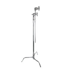 C-stand KUPO CT-40MK a 2 alzate e 3 sezioni con fustone e Gobo Head
