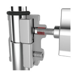 C-stand KUPO CT-40MK a 2 alzate e 3 sezioni con fustone e Gobo Head
